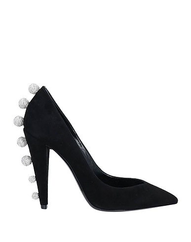 SAINT LAURENT Court Black Leather