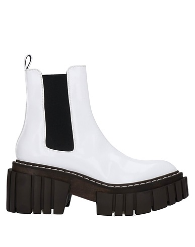 STELLA McCARTNEY Ankle boot White Textile fibers