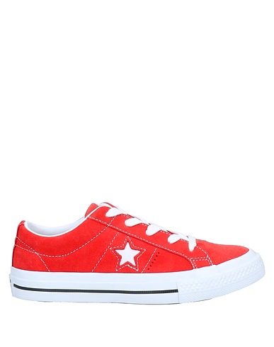 CONVERSE Sneakers Rosso Pelle