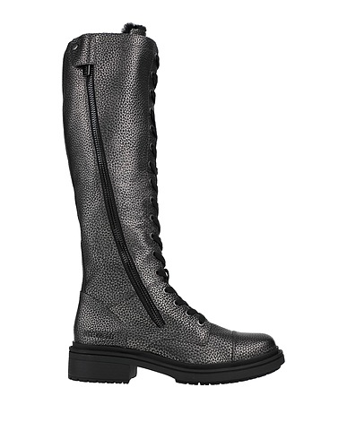 BIKKEMBERGS Boots Grey Leather