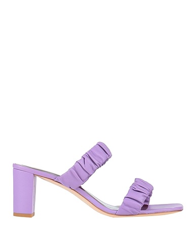 STAUD Sandali FRANKIE RUCHED SANDAL
 Lilla 100% Pelle di capra