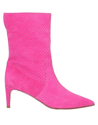 RED(V) Ankle boot Fuchsia Leather