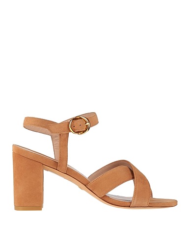 STUART WEITZMAN Sandals Beige Soft Leather