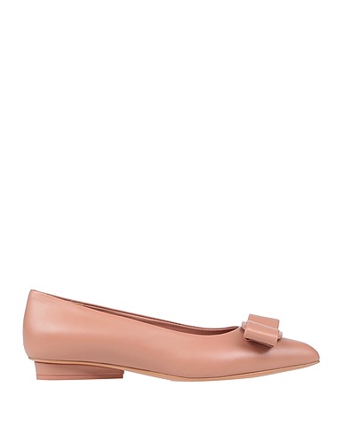FERRAGAMO Ballet flats Blush Calfskin