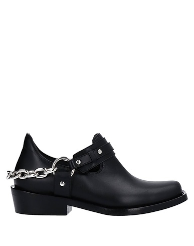 RABANNE Loafers Black Leather