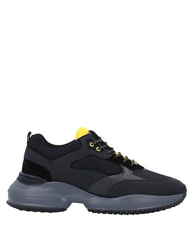 HOGAN Sneakers Black Textile fibres, Leather, Other Fibres