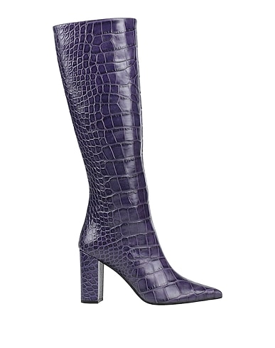 ALDO CASTAGNA Boots Purple Leather