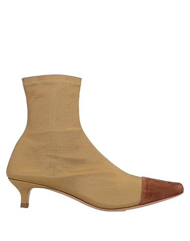BY FAR Ankle boot Sand Leather, Textile fibers