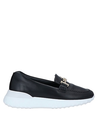 TOD'S モカシン ブラック 革（なめし加工）