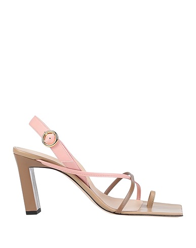 WANDLER Flip flops Blush 100% Lambskin