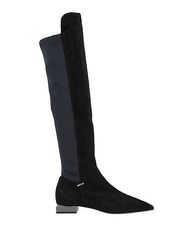 ISLO ISABELLA LORUSSO Boots Black Leather, Textile fibers