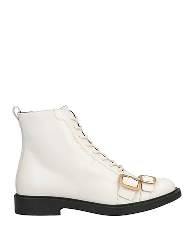 TOD'S Stivaletti Bianco Pelle