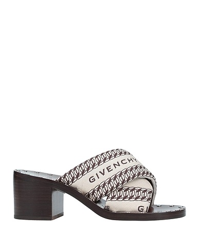 GIVENCHY Sandals Beige Textile fibres