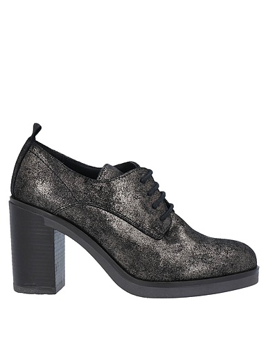 CAFèNOIR Laced shoes Lead Leather