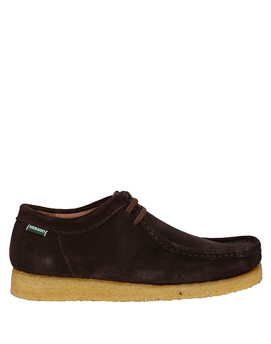 SEBAGO Laced shoes CAMPSIDES Dark brown Leather