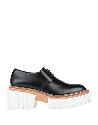 STELLA McCARTNEY Laced shoes Black Textile fibers