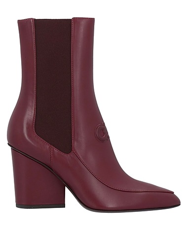 FERRAGAMO Ankle boot Burgundy Calfskin