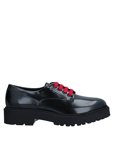 HOGAN Laced shoes Black Leather