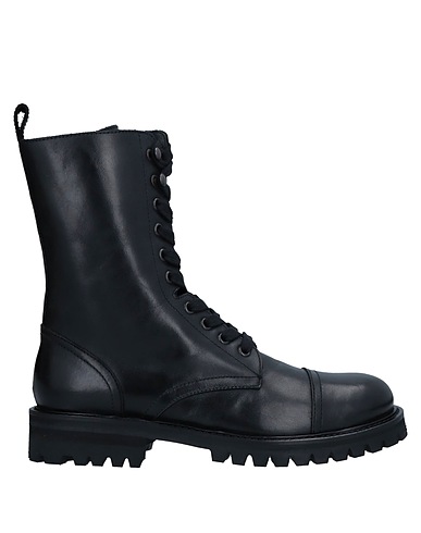 ANNA F. Ankle boot Black Leather