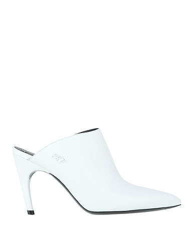 ROGER VIVIER Mule e zoccoli Bianco Pelle