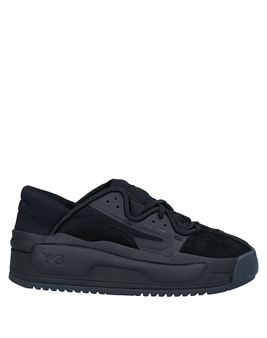 Y-3 Sneakers Black Soft Leather, Textile fibers