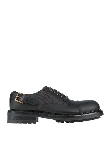 DOLCE&GABBANA Laced shoes Black Calfskin