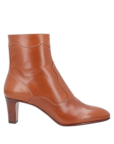 CHLOÉ Μποτάκι Καφέ Δέρμα