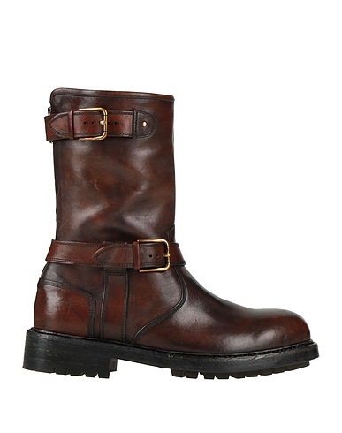 DOLCE&GABBANA Stiefelette Braun Pferdeleder