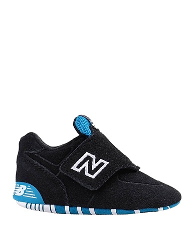 NEW BALANCE Newborn shoes  574 Culla 
 Black Soft Leather