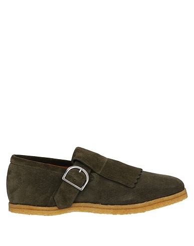 BALLY Loafers Military green Calfskin
