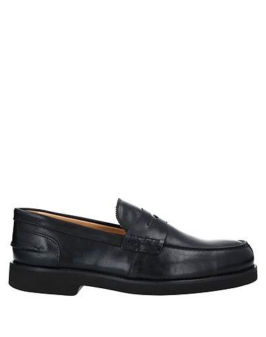 EXTON Loafers Black Leather