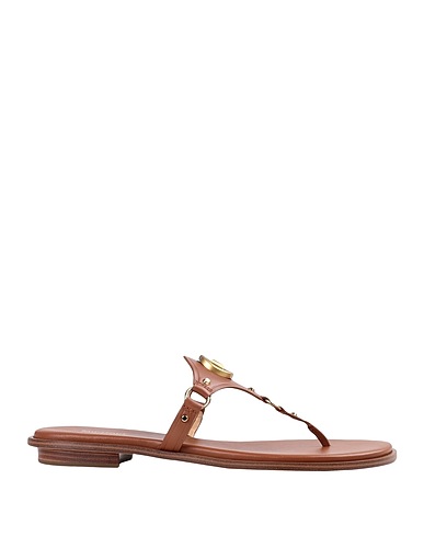 MICHAEL MICHAEL KORS Flip flops CONWAY SANDAL
 Tan 100% Bovine leather