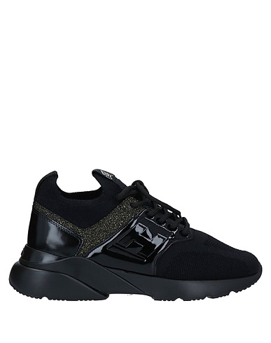 HOGAN Sneakers Black Textile fibres, Leather
