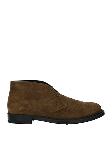 TOD'S Μποτάκι Στρατιωτικό πράσινο Δέρμα