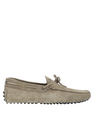TOD'S Loafers Khaki Soft Leather