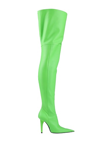 BALENCIAGA Boots Green Leather