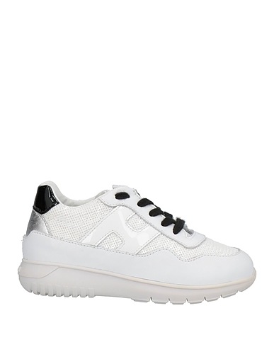 HOGAN Sneakers JUNIOR Weiß Leder, Gewebefasern