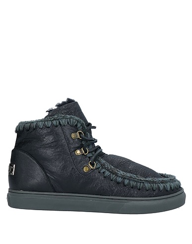 MOU Ankle boot Black Soft Leather
