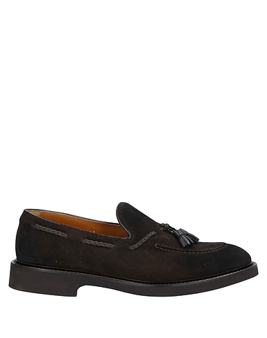 DOUCAL'S Loafers Dark brown Leather