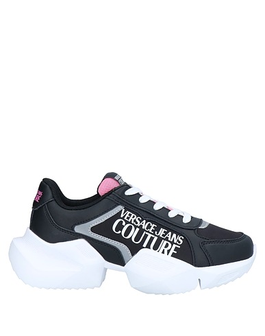VERSACE JEANS COUTURE スニーカー ブラック 革 / ナイロン