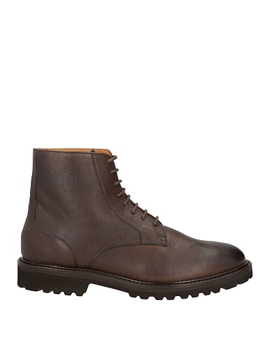 MANIFATTURE ETRUSCHE FOOTWEAR Dark brown Leather