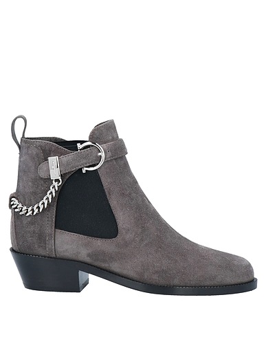 FERRAGAMO Ankle boot Lead Leather, Elastic fibres