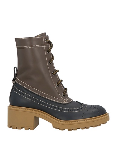 CHLOÉ Ankle boot Dark brown Soft Leather