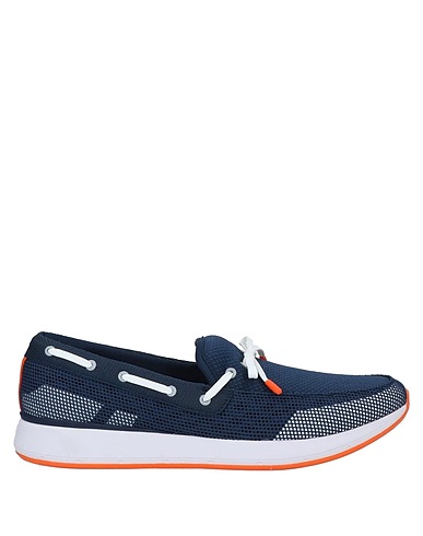 SWIMS Loafers Midnight blue Textile fibres