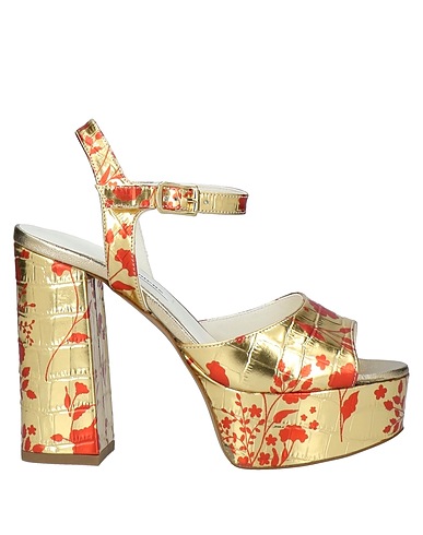 CARMENS Sandals Gold Soft Leather