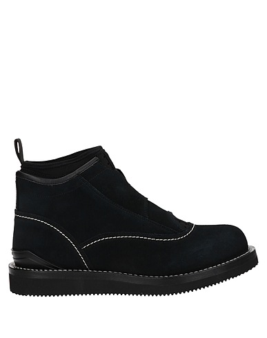SUICOKE Ankle boot Black Cow leather, Rubber