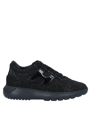 HOGAN Sneakers Nero Pelle, Fibre tessili