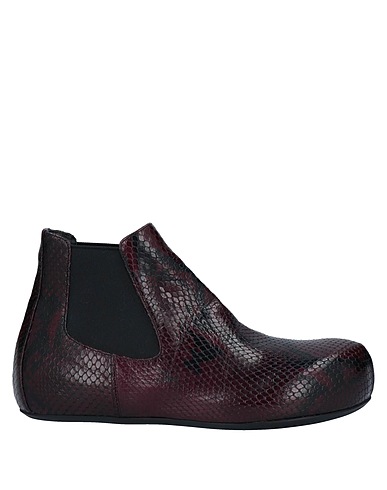 MARNI Ankle boot Plum Soft Leather