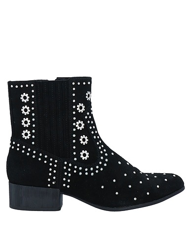 GEOX Stiefelette Schwarz Leder