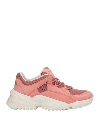 FERRAGAMO Sneakers Pink Calfskin, Textile fibres